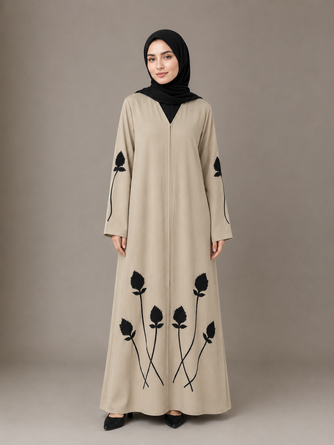Beige Colour Abaya