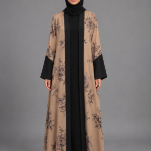 Brown Marvella Fabric Abaya